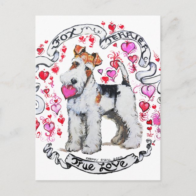 Carte Postale Fox Terrier (Devant)