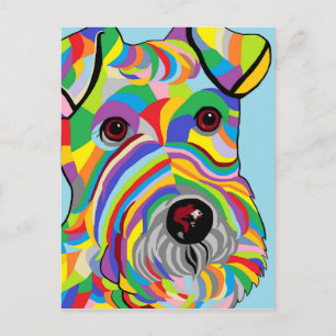 Carte Postale Fox Terrier de fil