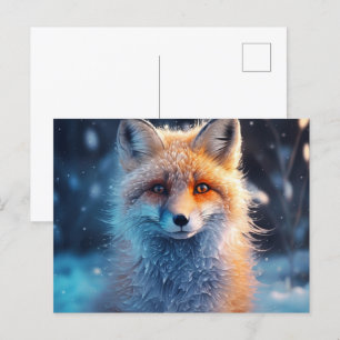 Carte postale Fox Tricks in the Wild Lands