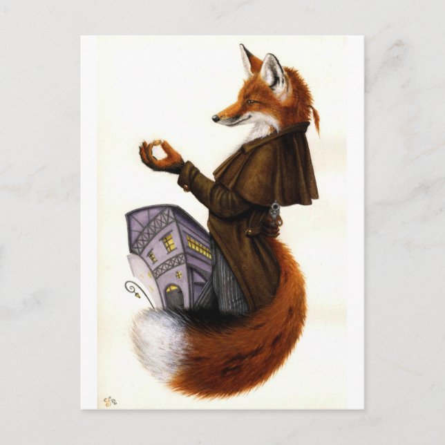 Carte Postale Fox-Trotte (Devant)