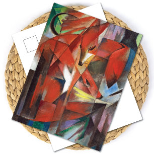 Carte postale Foxes Franz Marc
