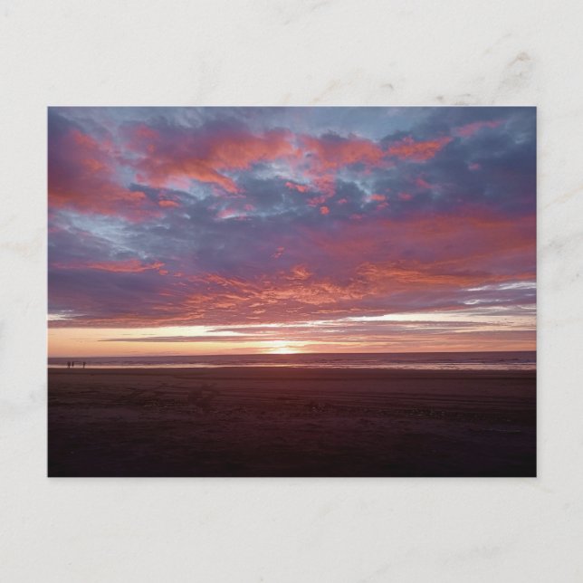 Carte Postale Foxton Beach Sunset (Devant)
