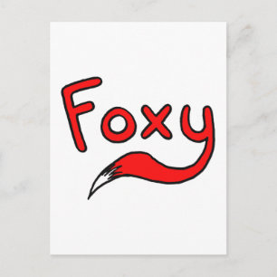 Carte Postale Foxy