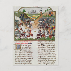 Carte Postale Fr 2691 f.183 Scène de bataille, par Jehan Chareti