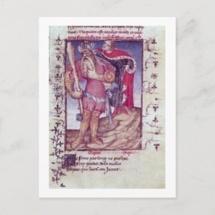 Carte Postale Fr 606 f.11 Ulysses perçant l'oeil du Cyclope