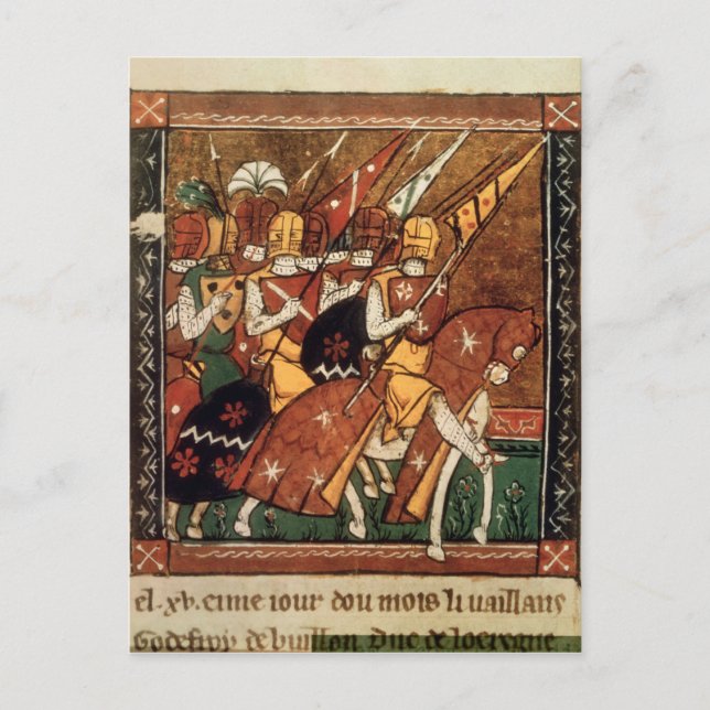 Carte Postale Fr 9084 f.20v : Chevaliers à cheval (Devant)