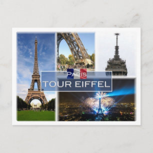 Carte Postale FR France - La Tour Eiffel Paris -