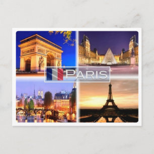Carte Postale FR France - Paris par nuit -