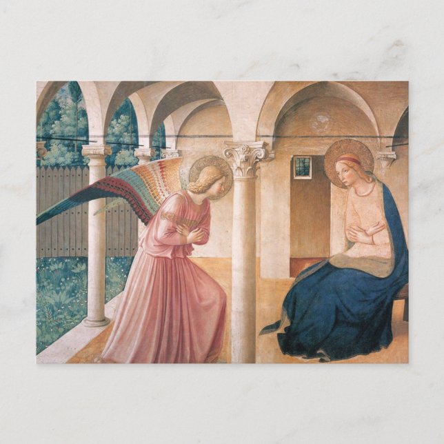 Carte Postale Fra Angelico - Annonciation (Devant)
