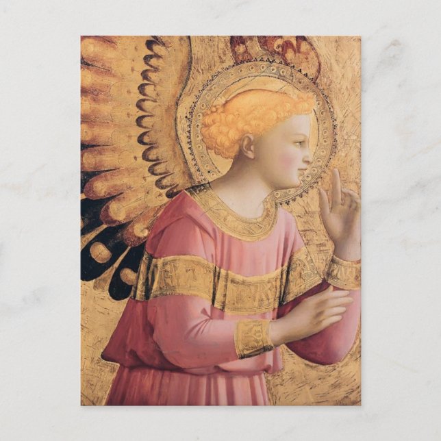 Carte Postale Fra Angelico - Archange Gabriel Annunciate (Devant)