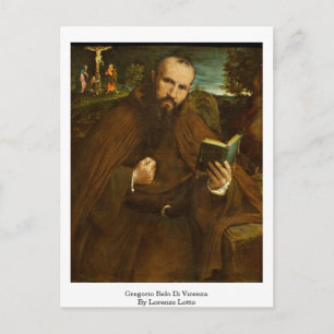 Carte Postale Fra Gregorio Belo Di Vicenza Par Lorenzo Lotto