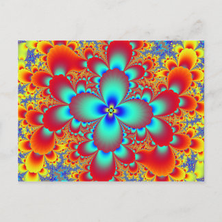 Carte Postale Fractale florale