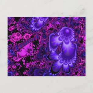 Carte postale Fractée Fleur