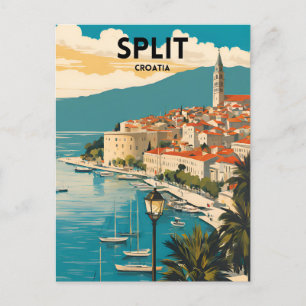Carte Postale Fractionner la Croatie