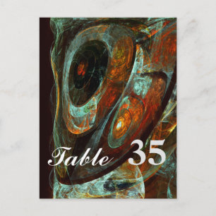 Carte Postale Fractionner l'art Abstrait