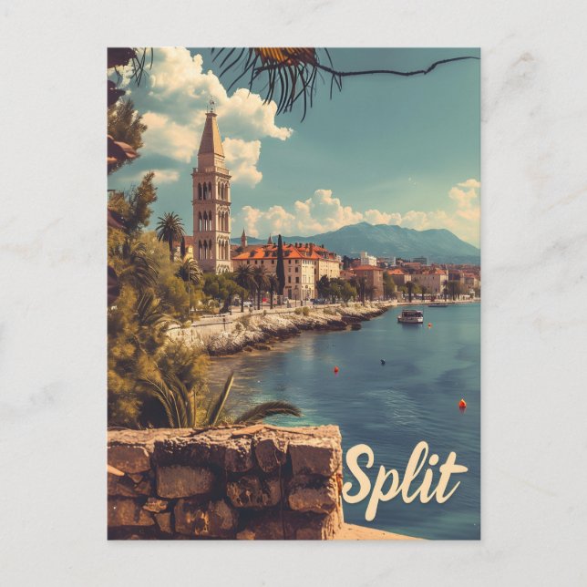 Carte Postale Fractionner Vintage (Devant)