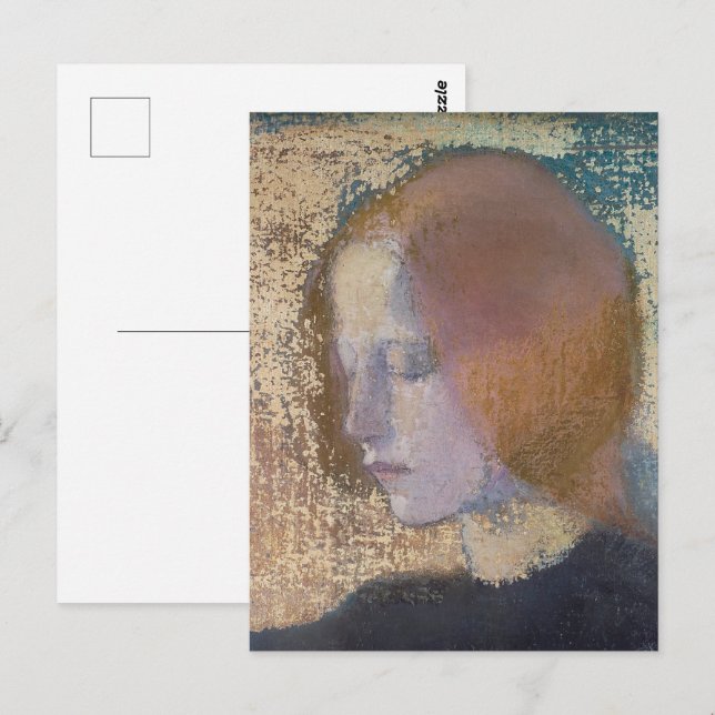 Carte Postale Fragment par Helene Schjerfbeck (Devant / Derrière)
