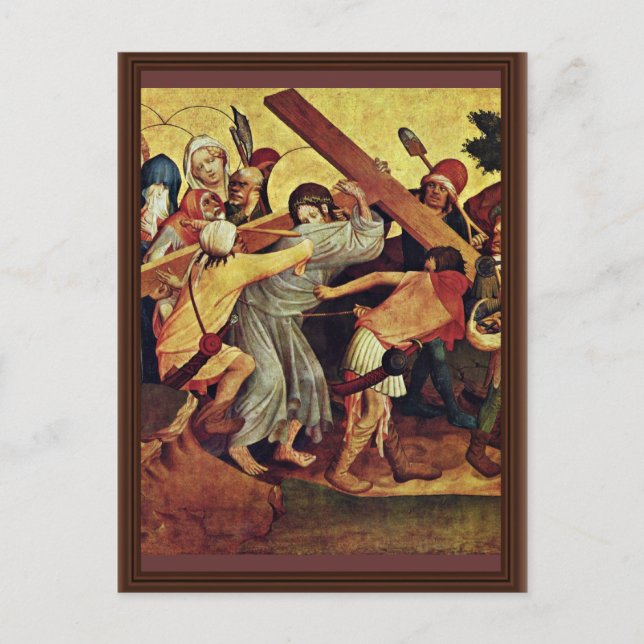 Carte Postale Fragment Thomas Altar De La Scène Intérieure Gauch (Devant)