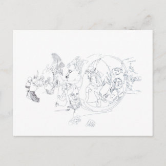 Carte Postale fragments