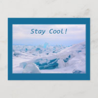 Carte postale fraîche de séjour