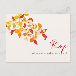 Carte Postale Fraîcheur Citrus Foliage Mariage