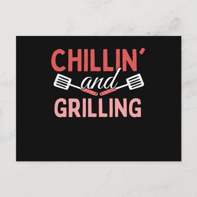 Carte Postale Fraisage Et Grillades - Grill BBQ (Devant)