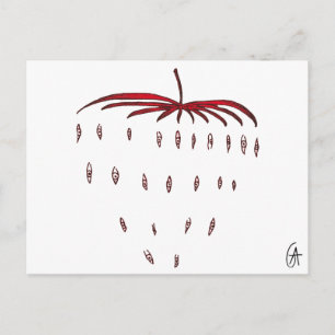 Carte Postale Fraise