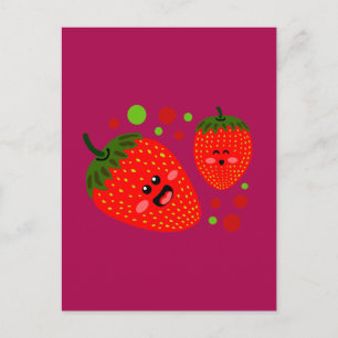 Carte Postale Fraises