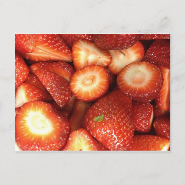 Carte Postale Fraises ! (Devant)