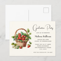 Fraises fraîches dans un panier d'osier Graduation