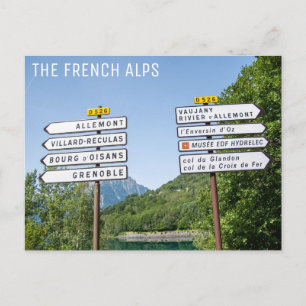 Carte Postale France Alpes Randonnée Trail Travel Photo