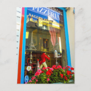 Carte Postale France Architecture Cityscape Street Restaurant