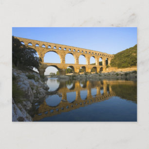 Carte Postale France, Avignon. L'aqueduc romain Pont du Gard