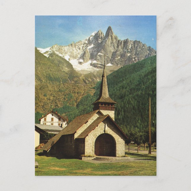Carte Postale France, Chapelle de Praz, haut dans les Alpes fran (Devant)