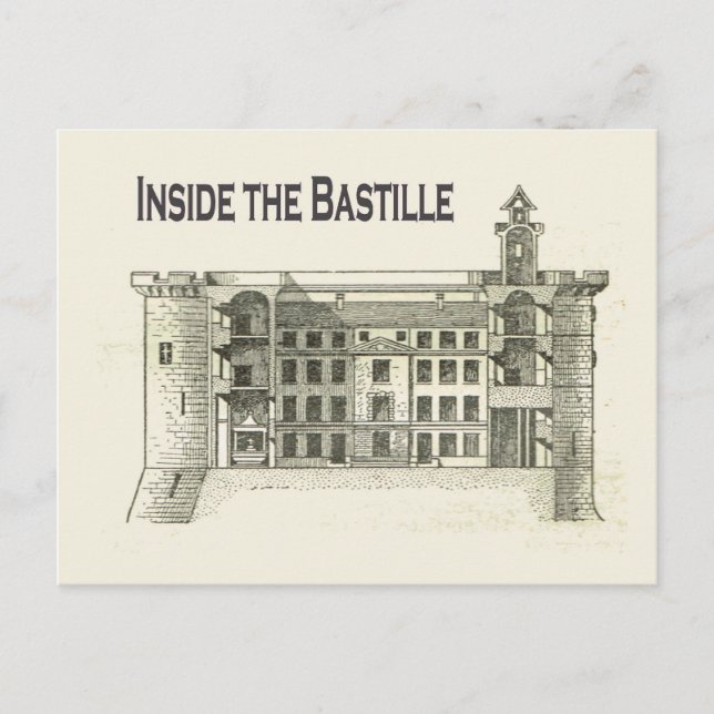 Carte Postale France, Dans la Bastille en 1789 (Devant)