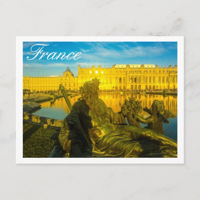 Carte Postale France Paris Architecture Sunset Versailles (Devant)