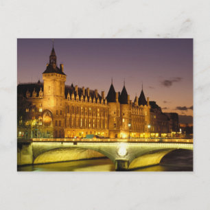 Carte Postale France, Paris, Conciergerie et Seine au