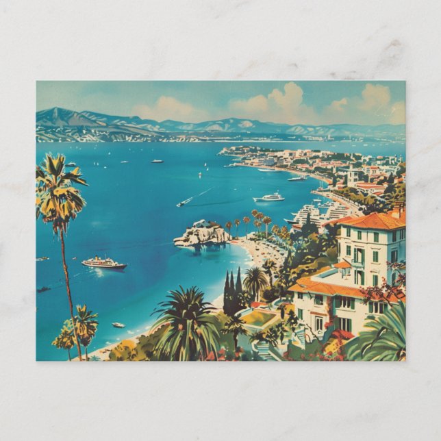 Carte Postale France Riviera, France Art Déco Voyage (Devant)