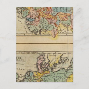 Carte Postale France, Suisse, Allemagne