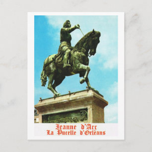 Carte Postale France vintage, Jeanne d'Arc, Pucelle d'Orléans