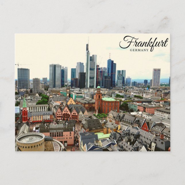 Carte Postale Francfort (Devant)