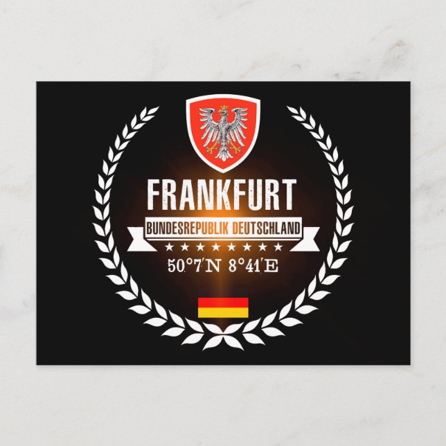 Carte Postale Francfort (Devant)