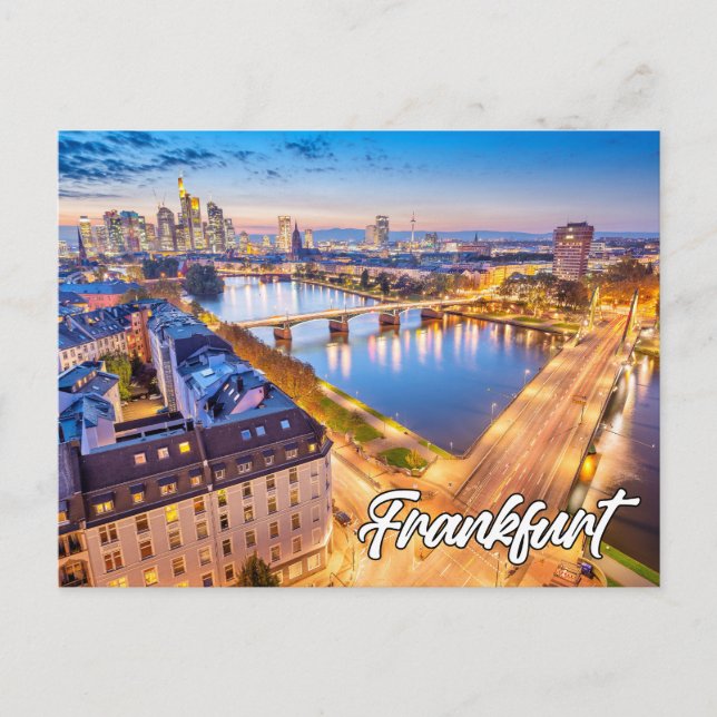 Carte Postale Francfort, Allemagne (Devant)