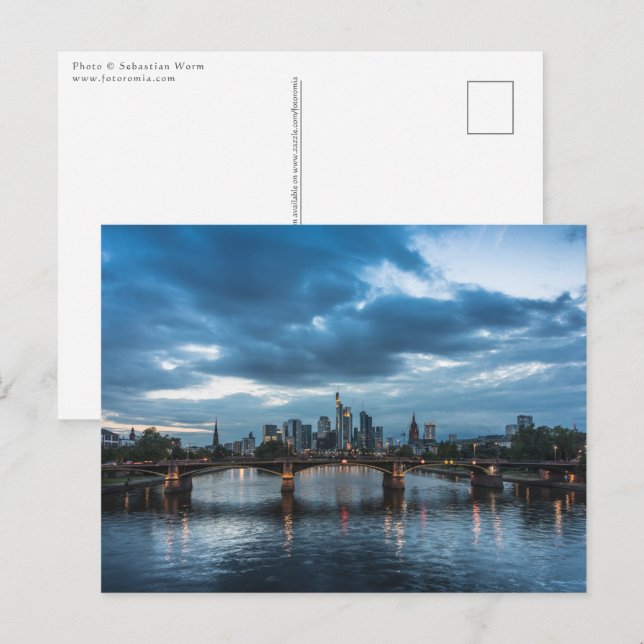 Carte Postale Francfort Allemagne (Devant / Derrière)