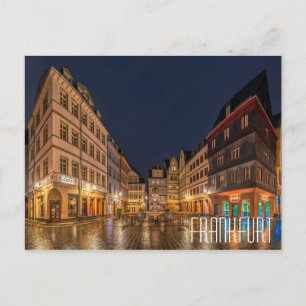 Carte Postale FRANCFORT ALLEMAGNE belle ville carré