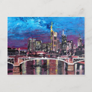 Carte Postale Francfort - Main Allemagne - Mainhattan Skyline