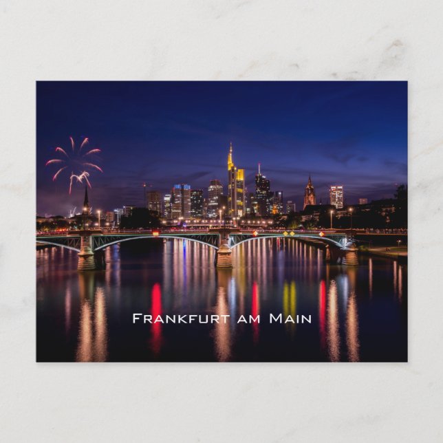 Carte Postale Francfort-sur-le-Main, Allemagne (Devant)