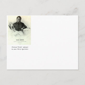 Carte Postale Francis "Frank Johnson"