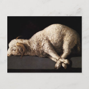 Carte Postale Francisco de Zurbaran - Agnus Dei