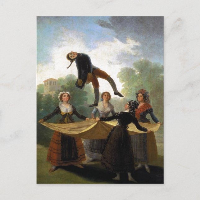 Carte Postale Francisco Goya, Kuka The Straw Manikin 1791-92 Oil (Devant)